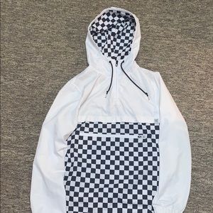 empire checkerboard windbreaker